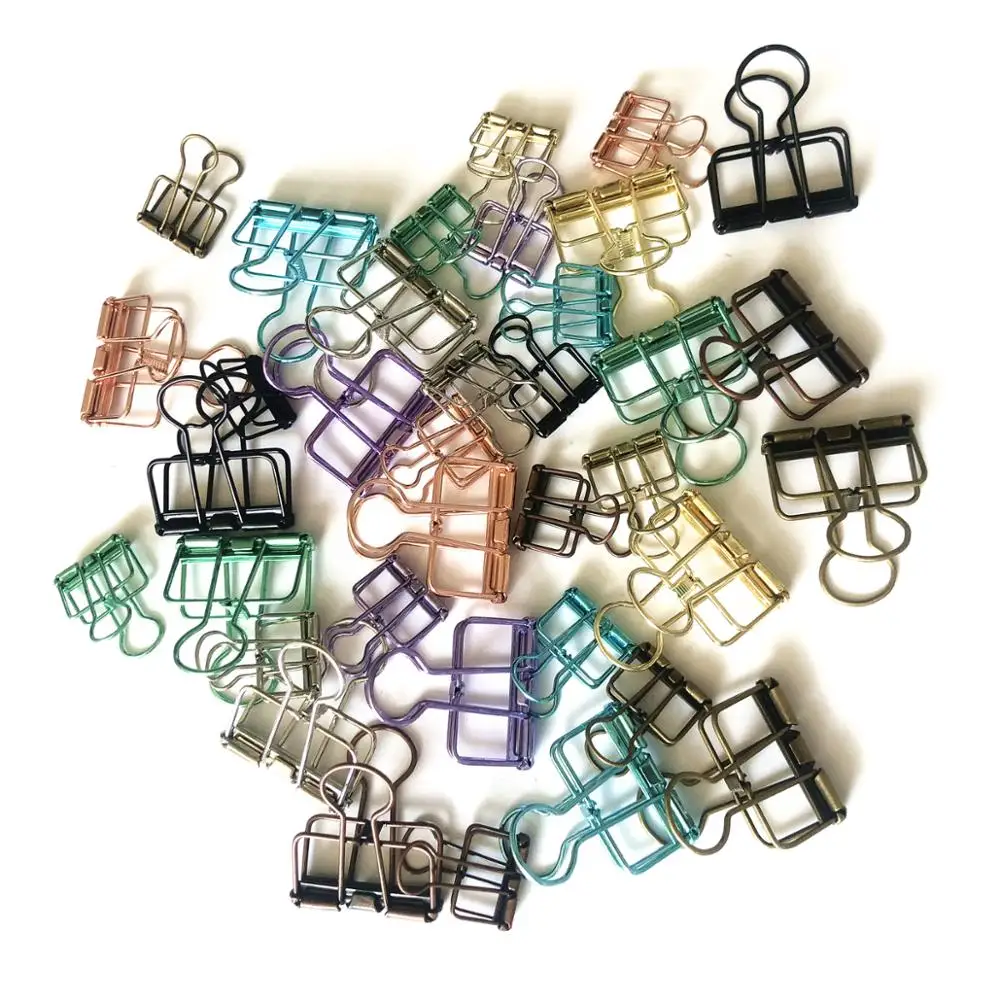 Mini Size Paper Clip Metal Binder Clip Stationery for Office School