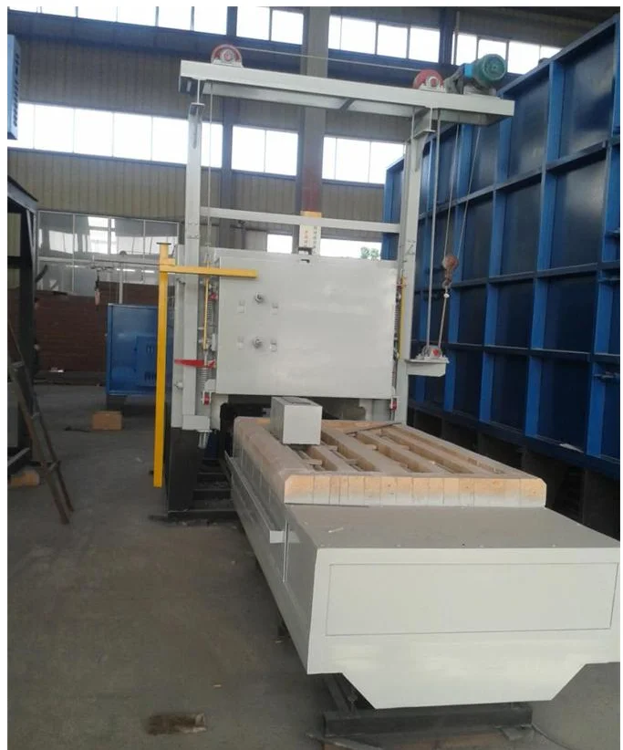 450.C 650.C 950.C 1100.C Large Capacity Bogie hearth electric resistance Industrial Furnace For Annealing Tempering Steel Copper
