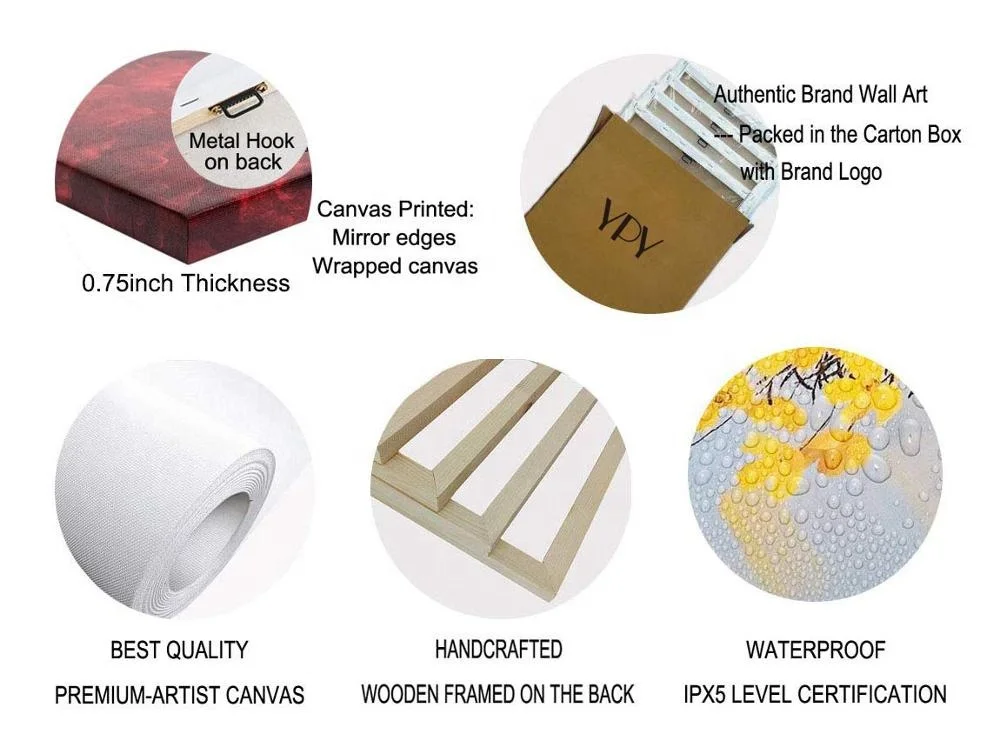 Высококачественные дешевые акриловые картины на заказ оптом