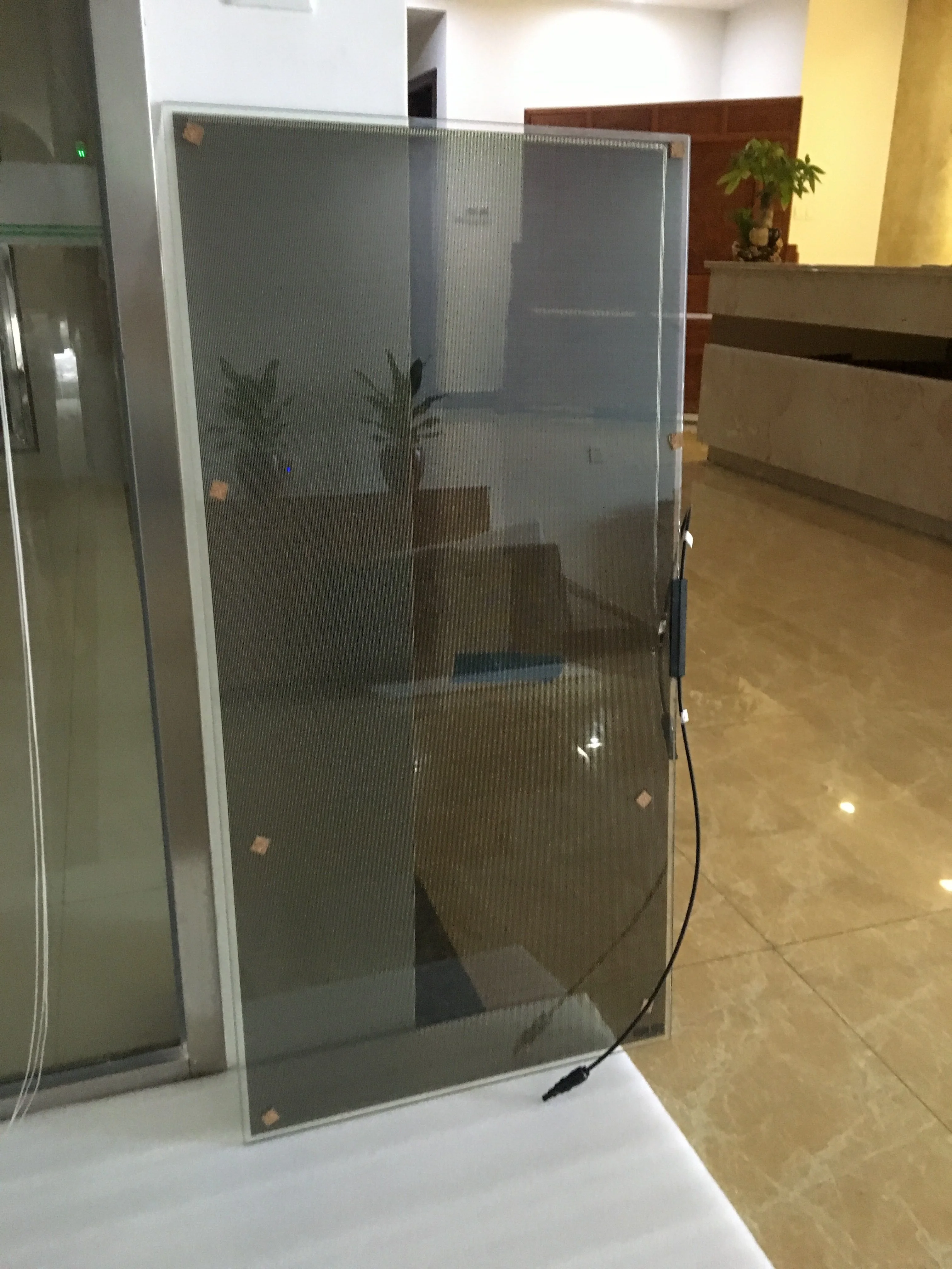 BIPV Amorphous Silicon Transparent Thin Film Solar Panel