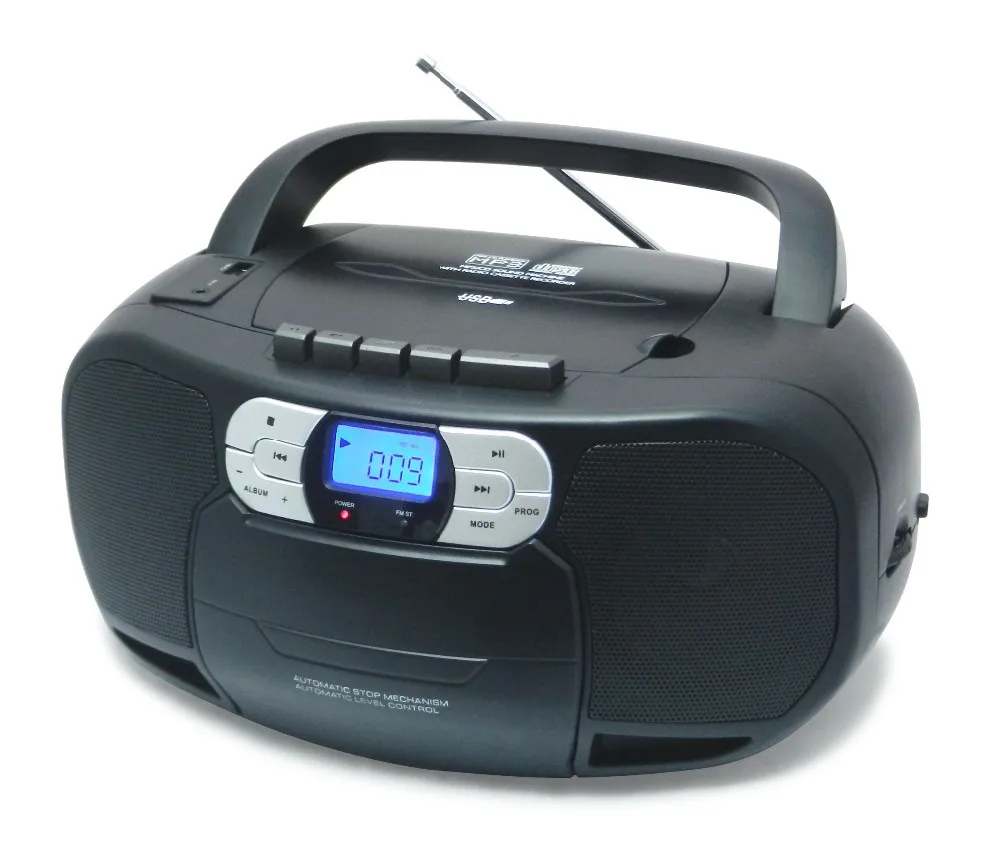 
CD boombox with cassette function 