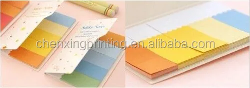 Printing Rainbow Mini Sticker Notepad Bookmark Marker Flags Index Tab Sticky Notes