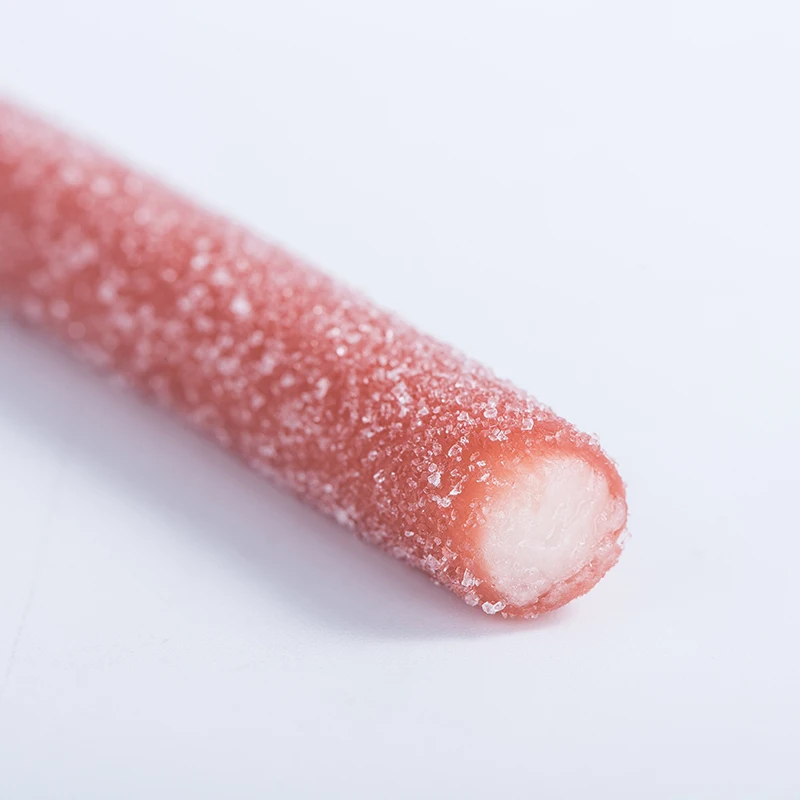 Sour Straw Center Filled Starch candy