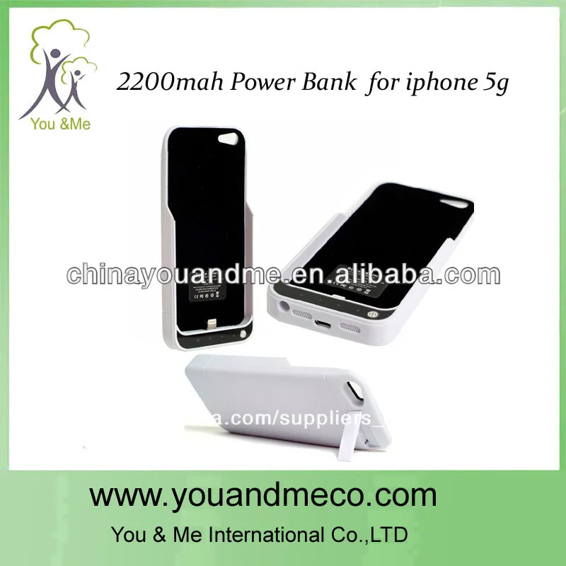 2200ma портативный резервного зарядное устройство чехол с подставкой для iphone