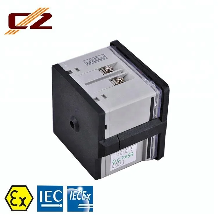 Hazardous Area Zone 1 And Zone 2 Explosion Proof Analog Dc Ammeter 0-50/250A