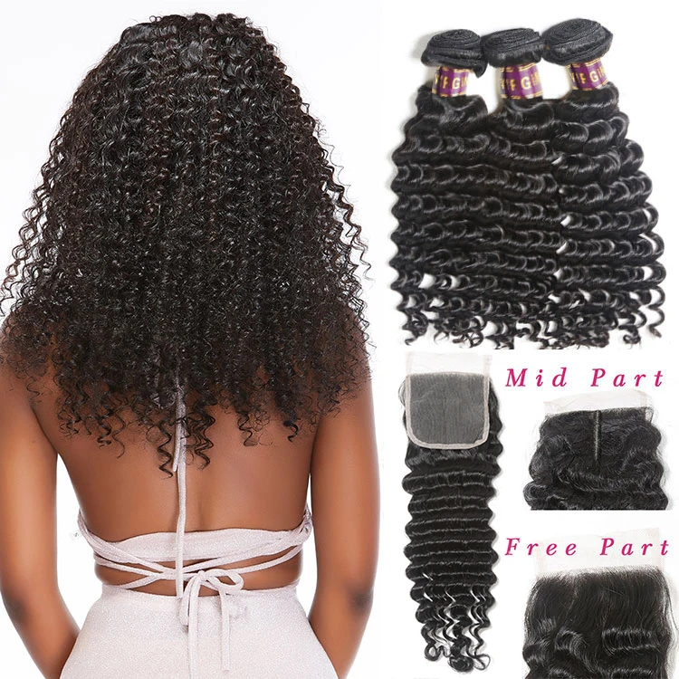 Real Human Brazilian Hair Weave XBL 8A Grade Virgin Cheap Brazilian Hair Vendor, Unprocessed Wholesale Deep Wave Natural Black