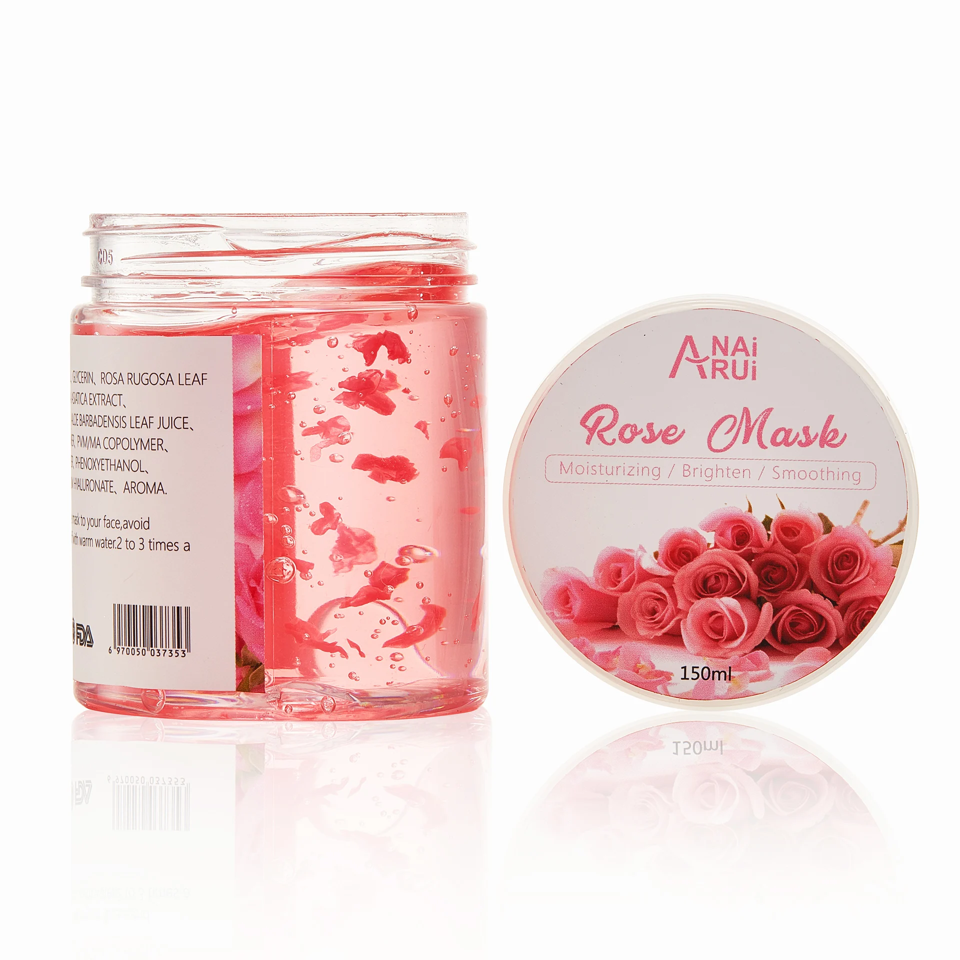  100% органический ночь алоэ вера Jelly гелевая маска для натуральный rorse гидро желе лицевая лица