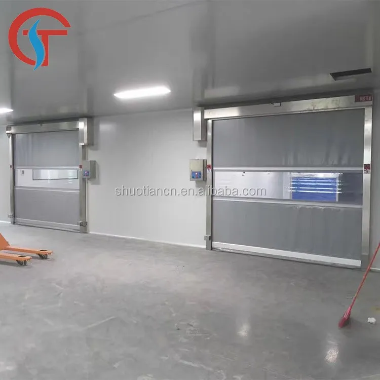 Electric quick operation fast rolling rapid roll up door