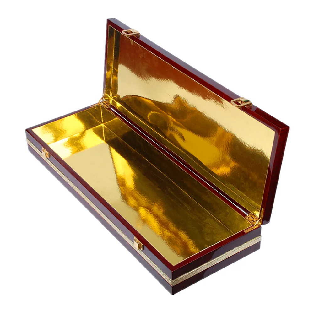 Глянцевая русская деревянная подарочная коробка шоколада