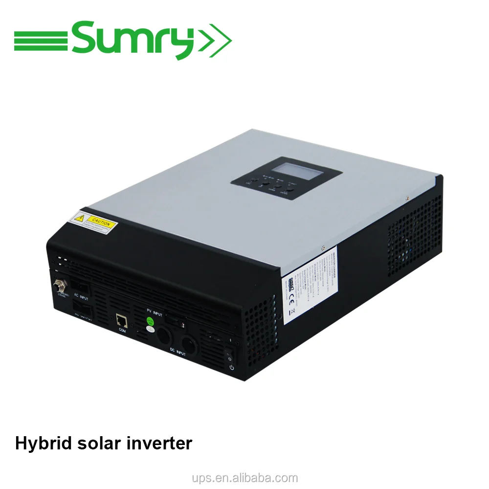 Hybrid Solar Inverter with Built-in MPPT Solar Charge Controller