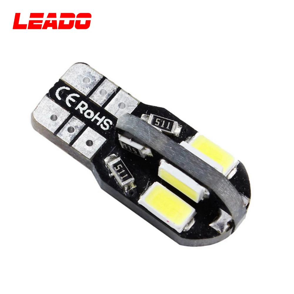 Автомобильная светодиодная лампа Canbus 8 Smd T10