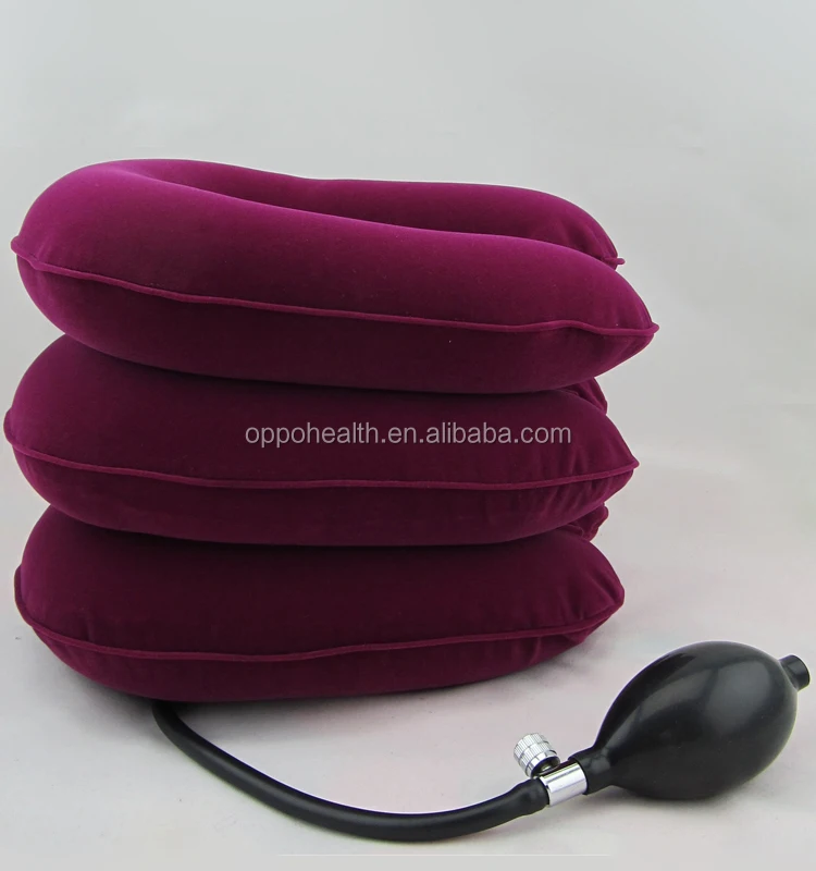 inflatable cervical collar types soft air pump neck brace traction