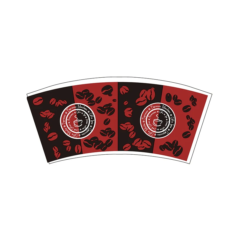 Anqing Printed Pe Coated Paper Cup Fan