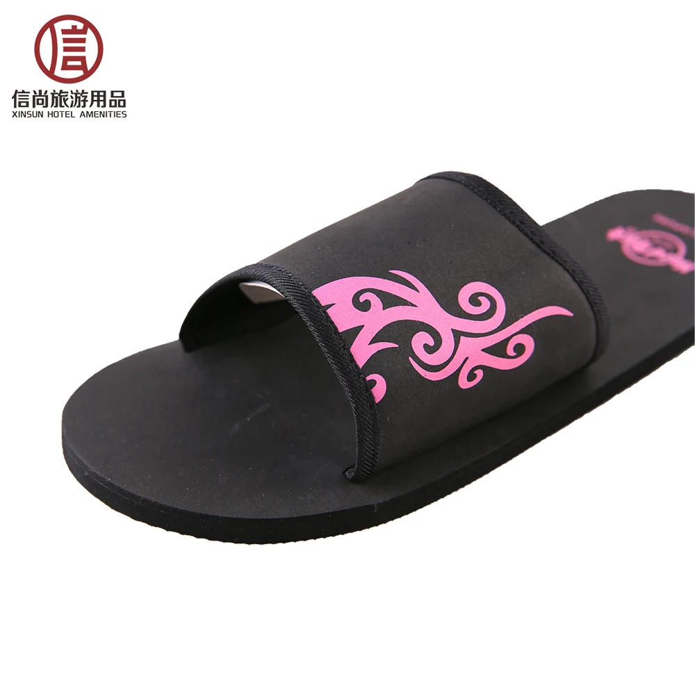 Custom beach pvc plastic slipper with logo