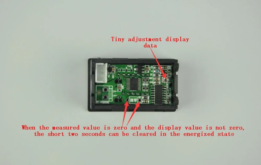 Digital DC 5 digit Voltmeter  BY536V DC 0-9.9999V-33.000V 33V LED Voltage Volt Panel Meter Tester