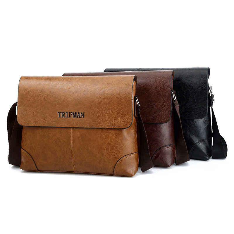 Мужские сумки-мессенджеры TRIPMAN, портфели из искусственной кожи, сумки через плечо, модные высококачественные сумки через плечо