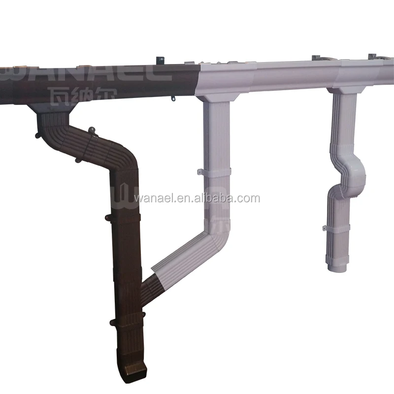pvc rainwater gutters of manufactures