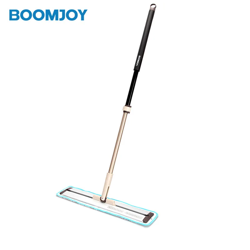 Wholesale aluminum plate steam magic microfiber 360 easy cleaning flat mop changeable pole position creative design