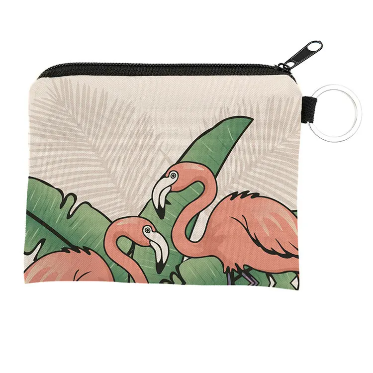 LYMECH 3D printed promotional coin purse plush personalized money change wallet bag