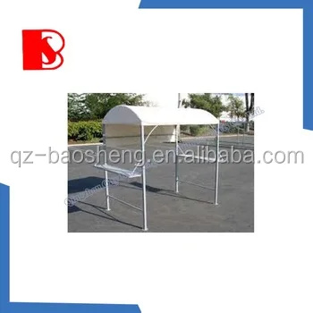 
Custom Size Metal Frame Folding PE/PVC Plastic Outdoor Sunshade 