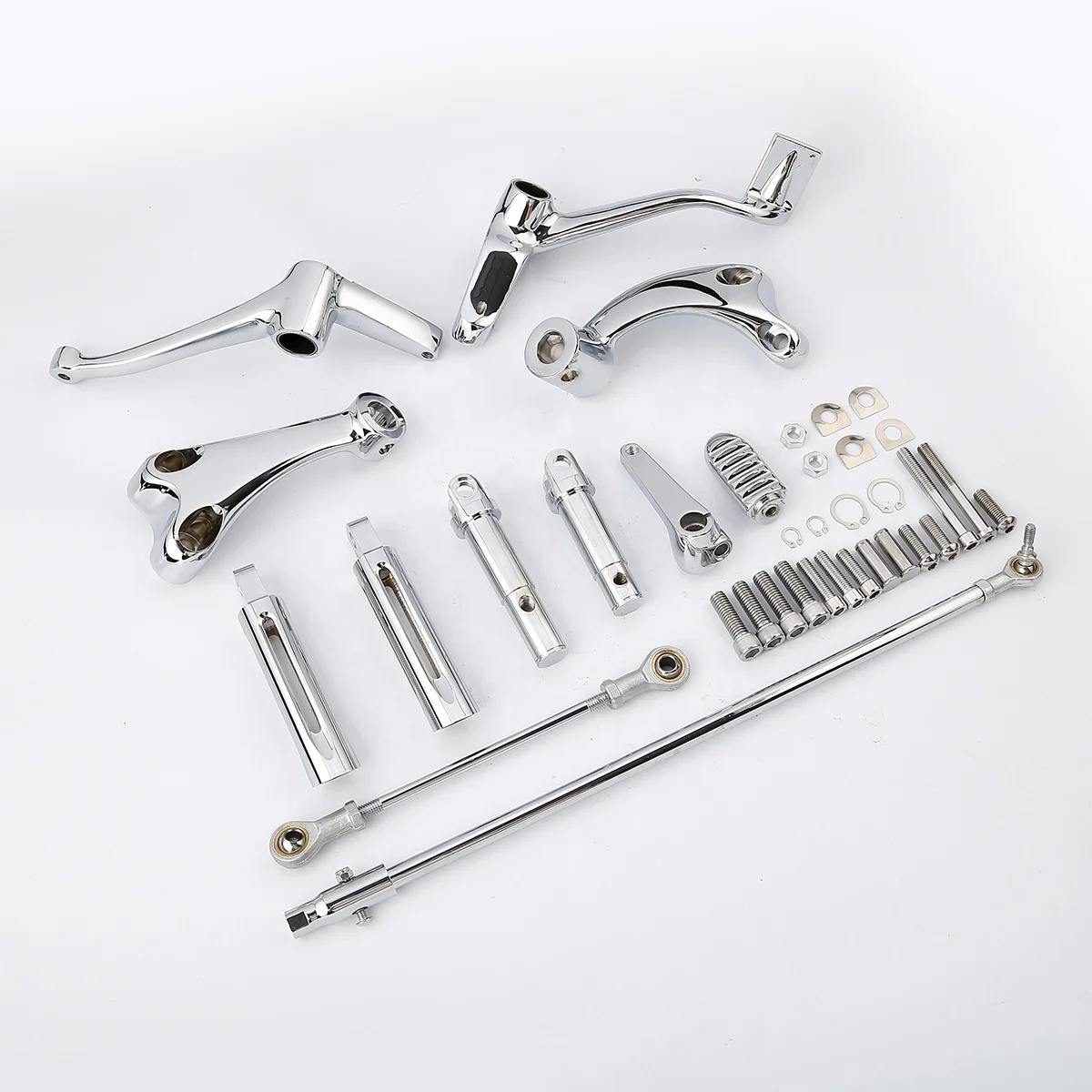 XF2906C19-02-E Forward Control Pegs Lever Linkage Fit For Harley Sportster 1200 Forty Eight