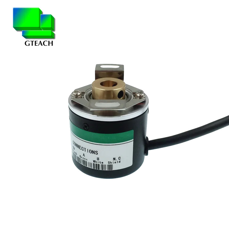 Diameter 38mm hollow shaft 8mm type optical incremental rotary encoder 360 pulses AB phase