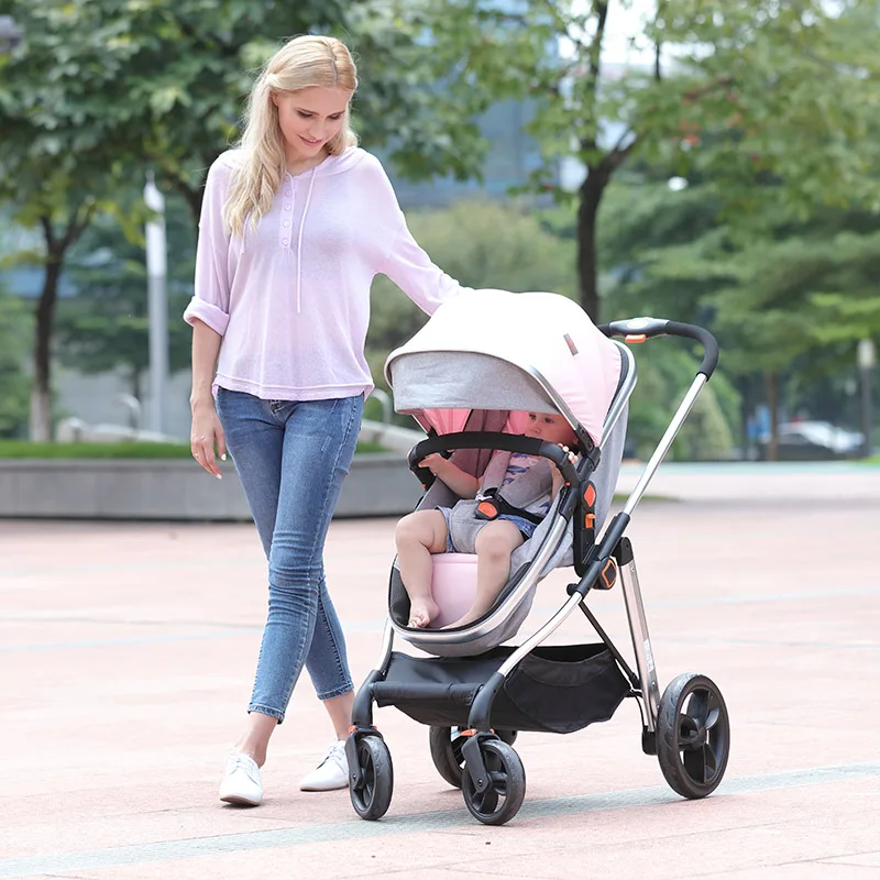 Hot selling product en 1888 approved high view care baby stroller