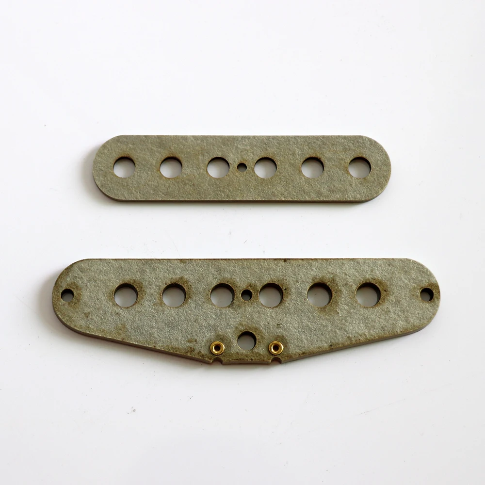 Donlis wholesale single coil gray ST fiber plate guitar pickup flatwork bobbin in 48/50/52mm for handmade pickup building