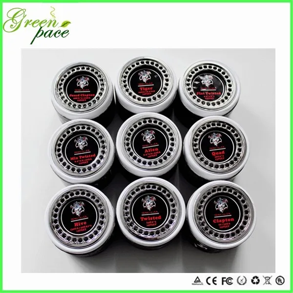Demon Killer Claption/Quad/Hive/alien/fused clapton/Twisted RDA Pre Coiled Wire for wholesale