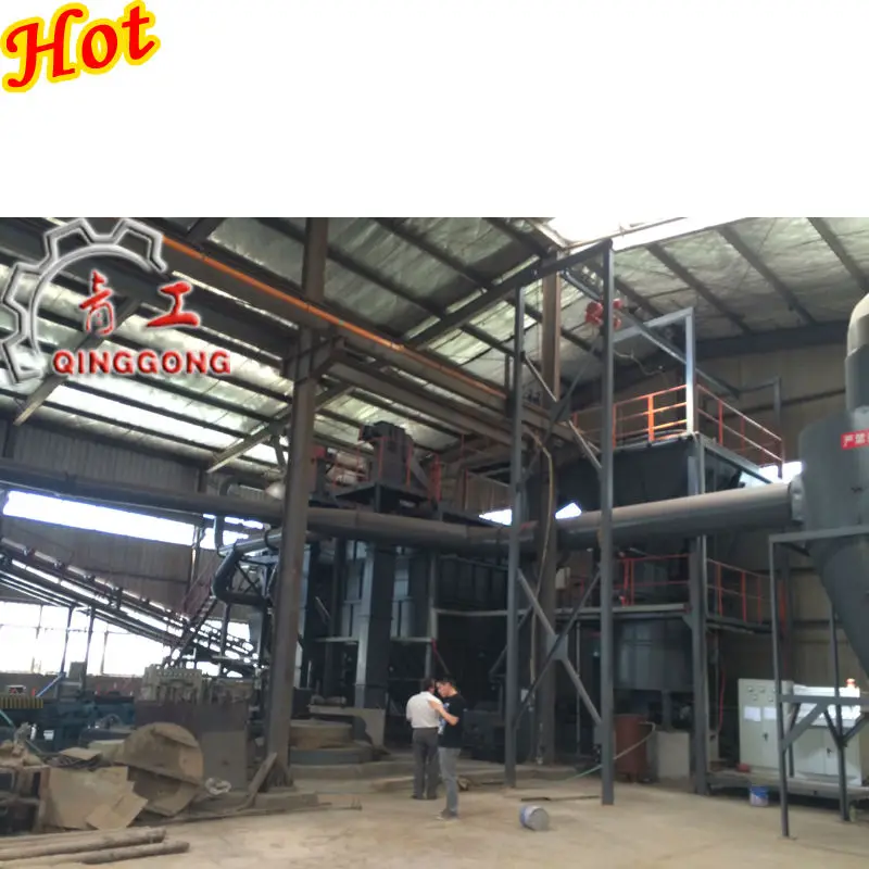 линия продукции регенерации песка фурана