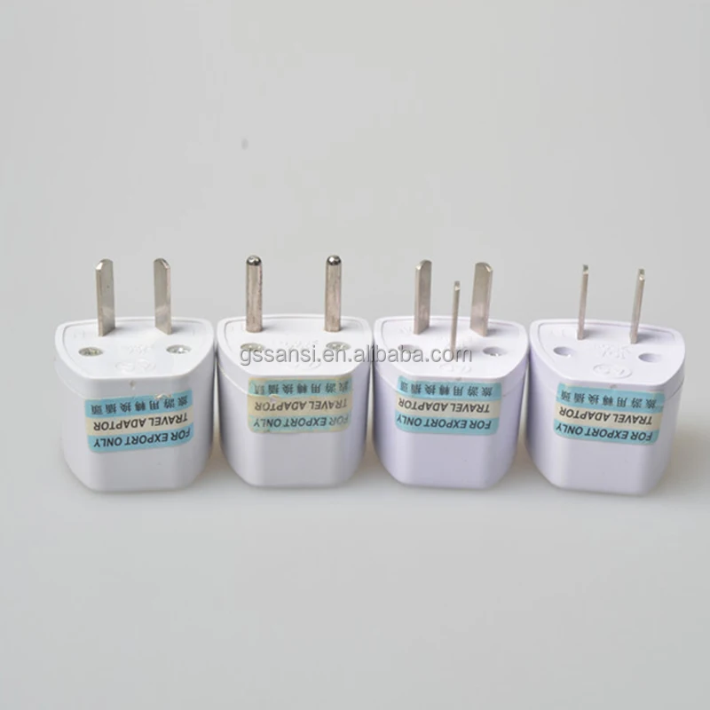 
Travel Charger Electrical Power UK/AU/EU To US Plug Adapter Universal Power Plug Converter White 