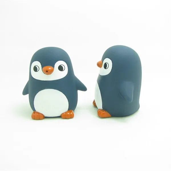 Baby Bath Toy Plastic cute  Penguin toy rubber blue penguin for kids