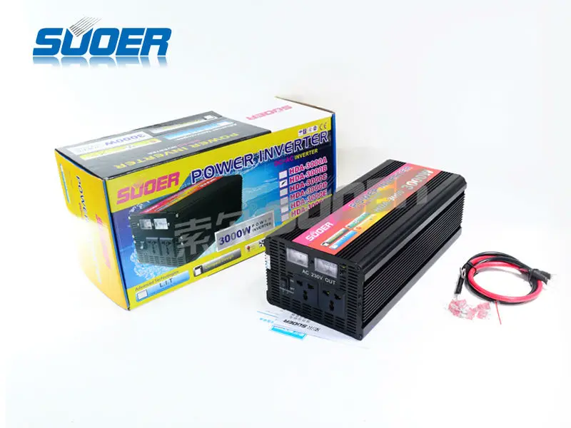 солнечный солнечный инвертор 3000w портативного устройства инвертор 24v 220v инвертор с се& денег