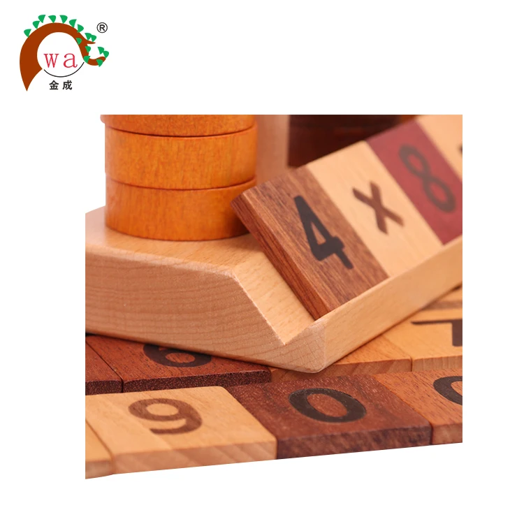 
Funny digital calculating game wooden puzzle math toys for early learning 