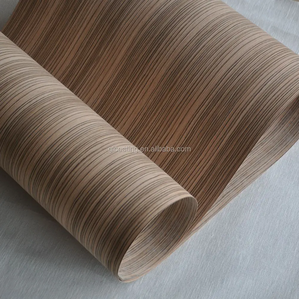 
Panel Face Zebrano Wood Veneer for Elroy Credenza Cabinet 