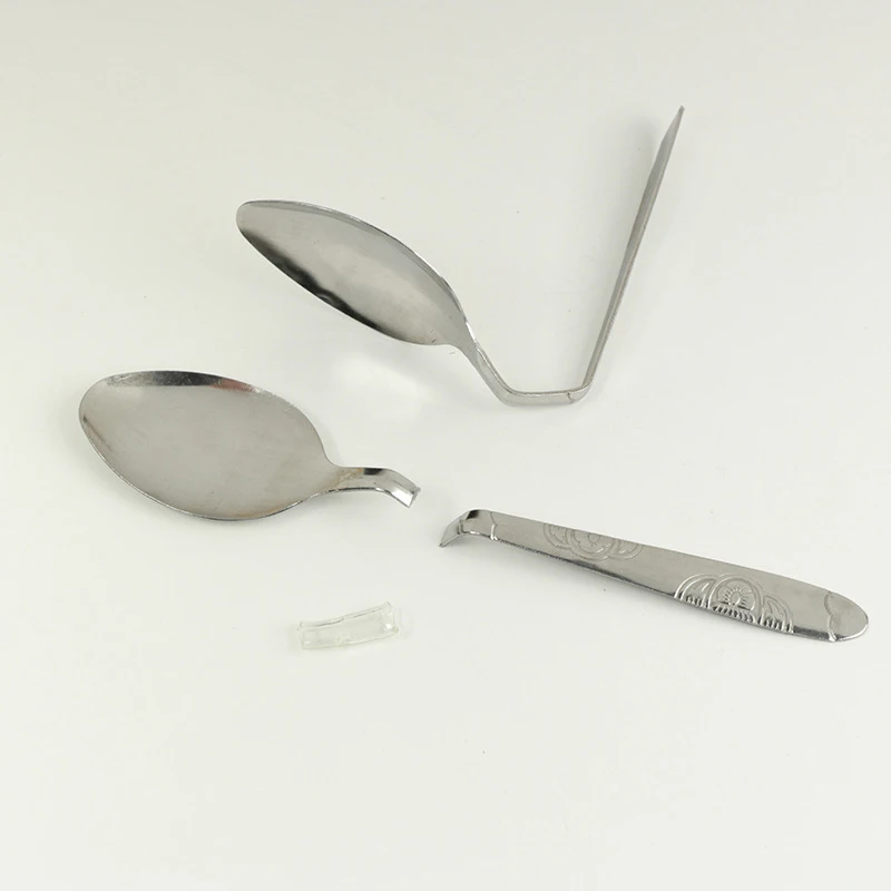 Волшебная ложка, изогнутый реквизит, ложка, уличная ложка, волшебные игрушки для фокусов, набор карманных предметов для персонала