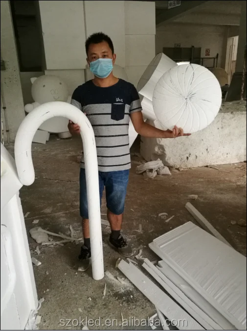 Slim Fiberglass Candy Canes