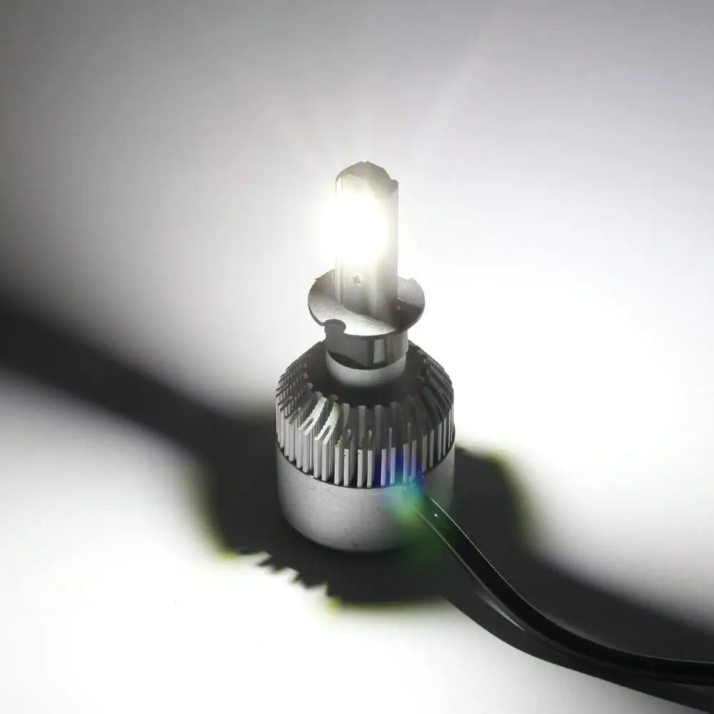 Car headlight manufacturer Newest high brightness cob S2 h4 h3 led headlight bulb
