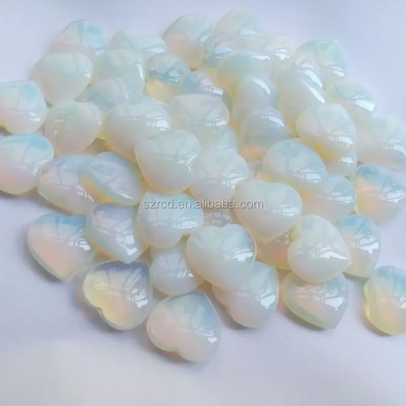 gemstone natural stone carved heart green aventurine heart