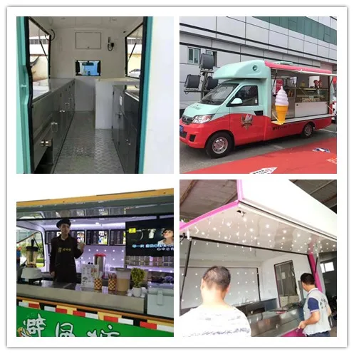 New arrival mobile gasoline food truck