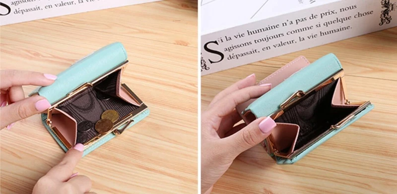 Dreamtop DTD325 multi colors cute students girls wallet cheap small wallet for women