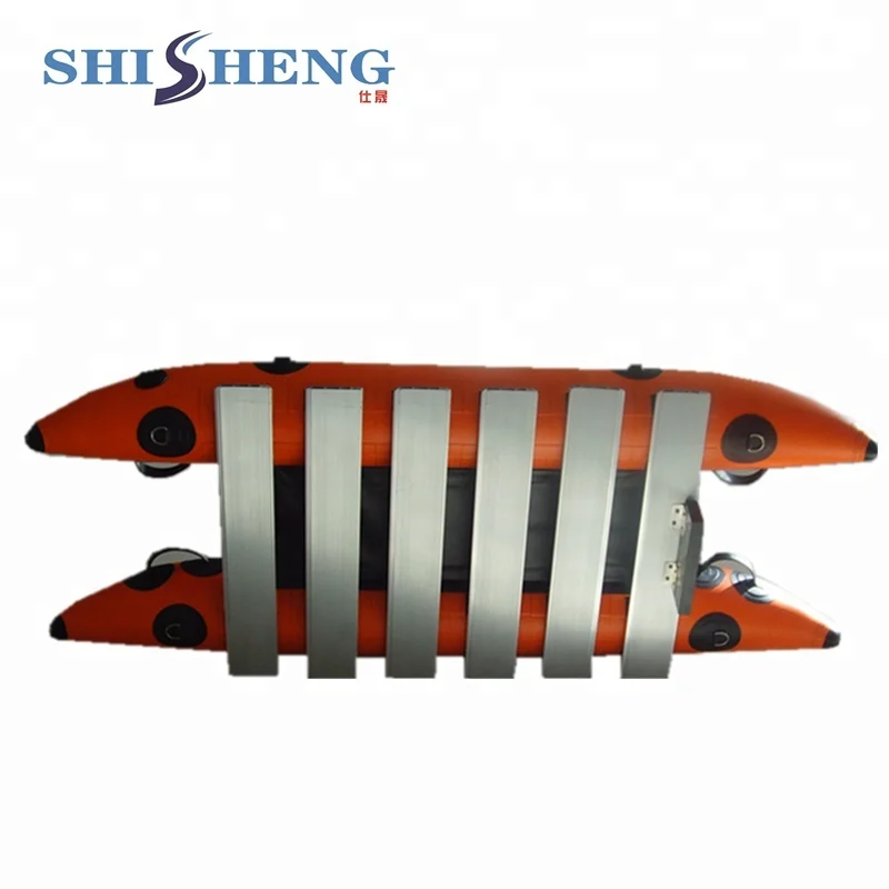 CE aluminum floor inflatable catamaran boat for sale
