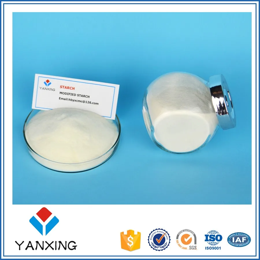 pregelatinized starch based wall panel adhesives