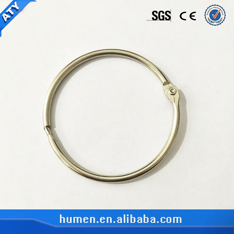 Metal Loose Leaf Book Rings Blinder Clip