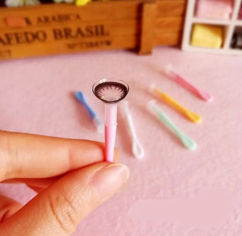 
Contact lens Case Clip Stick Tweezers Combination Clip Stick One Set 