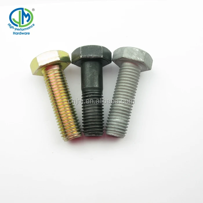 ASTM A325 f8t high tension structural bolt