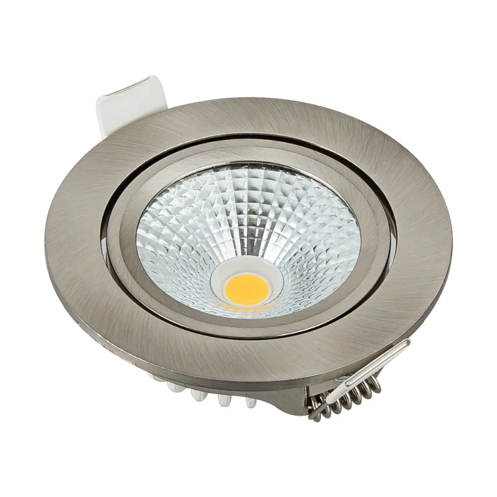 Round 5W 7W Slim Recessed COB LED Downlight Housing Led Smd Spotlight for Lobby