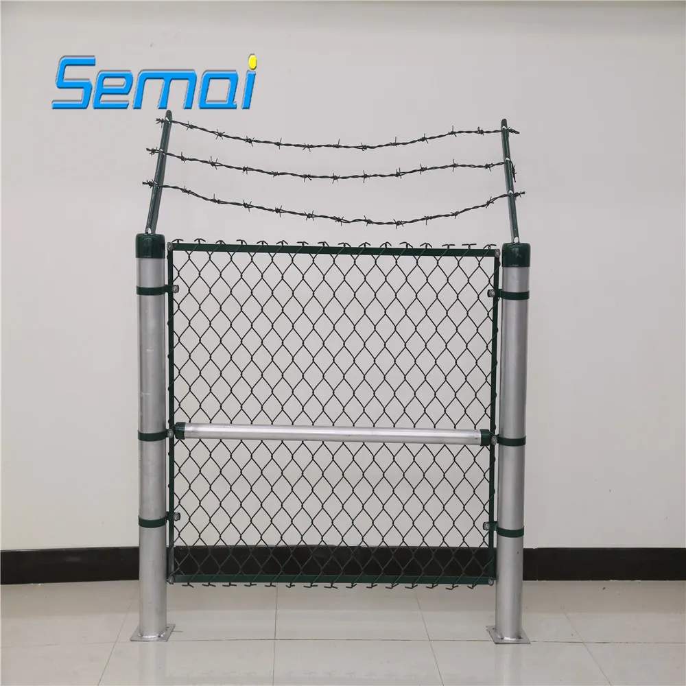 factory wholesale plastic chain link fence for tennis court low cost