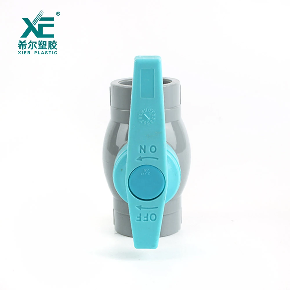Excellent quality durable free sample pvc plastic ball valve