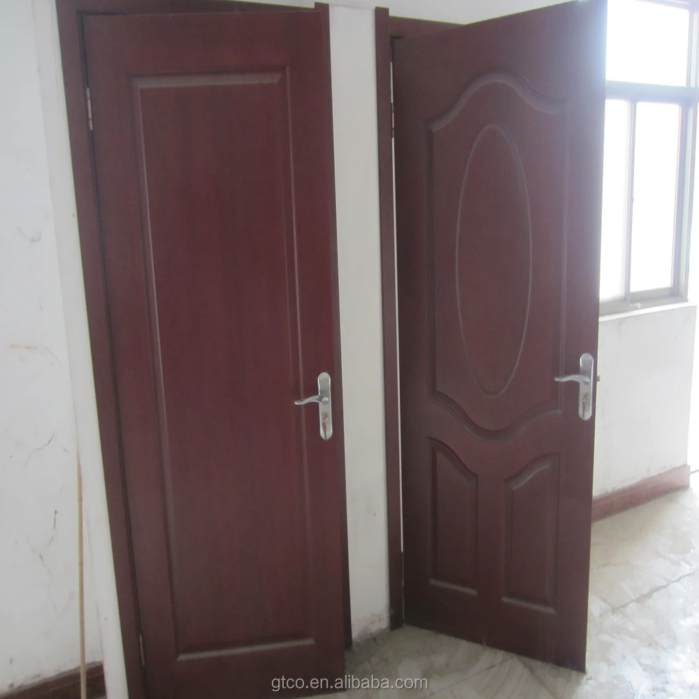 915X2135X32mm 40mm Melamine Laminated HDF Molded Door Skin For Door